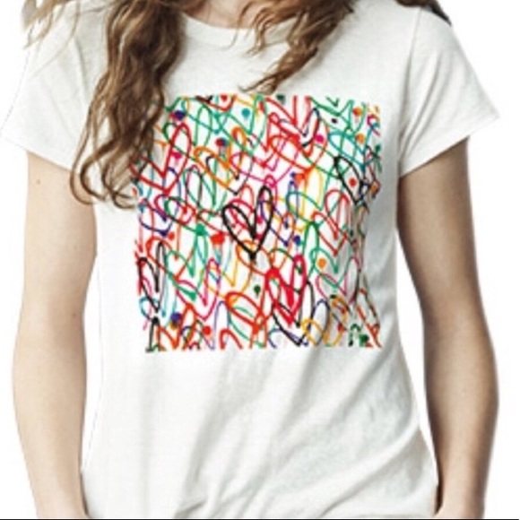 Rag Bone Tops Rag Bone James Goldcrown Heart Tee Poshmark